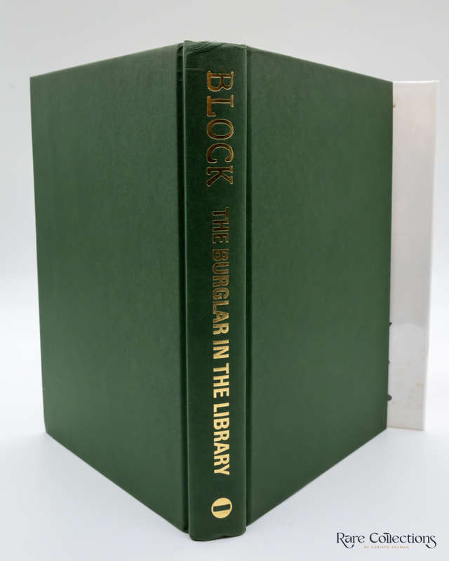 The Burglar in the Library (Bernie Rhodenbarr Mystery) by Lawrence Block - signed