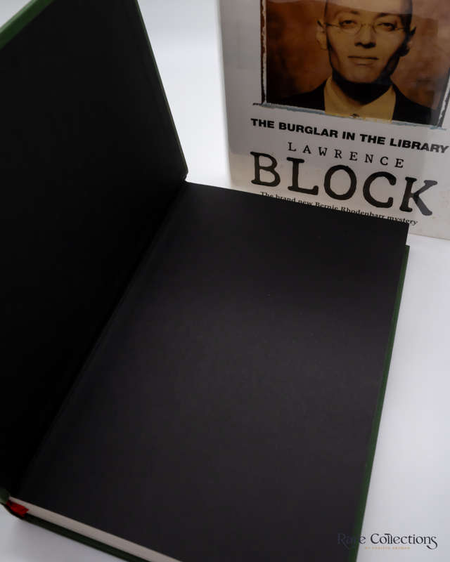 The Burglar in the Library (Bernie Rhodenbarr Mystery) by Lawrence Block - signed