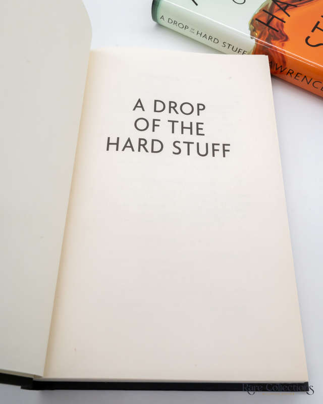 A Drop of the Hard Stuff by Lawrence Block - signed
