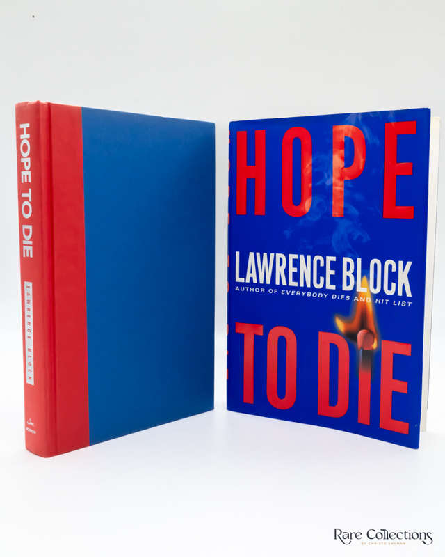 Hope to Die by Lawrence Block - signed