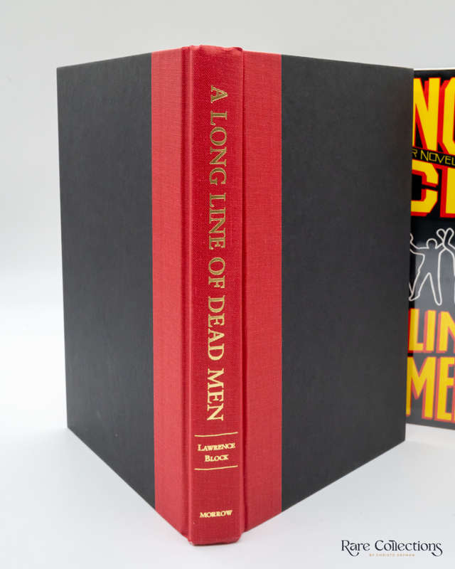 A Long Line of Dead Men by Lawrence Block - signed