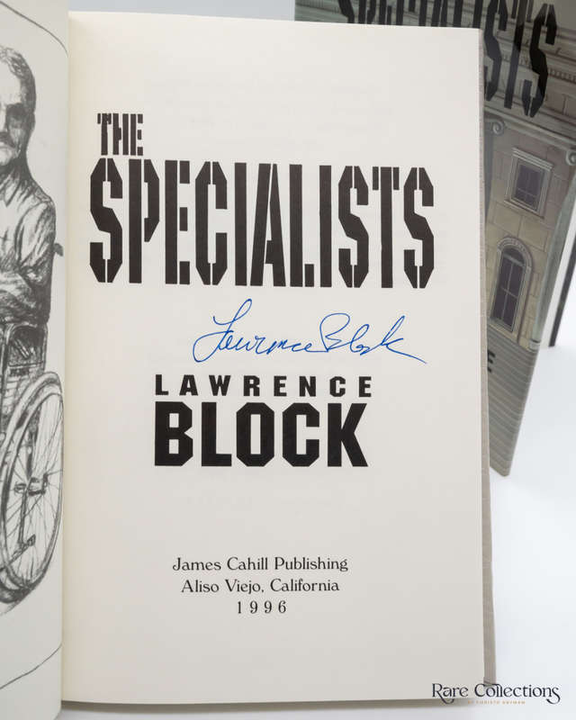The Specialists by Lawrence Block - signed