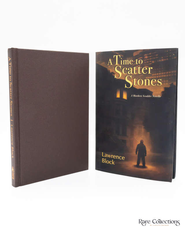 A Time to Scatter Stones - a Matthew Scudder Novella by Lawrence Block - signed
