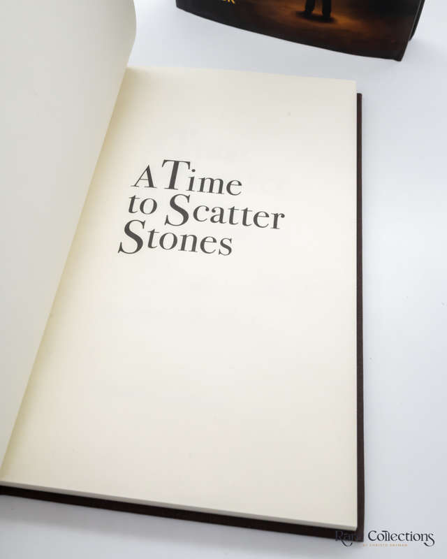 A Time to Scatter Stones - a Matthew Scudder Novella by Lawrence Block - signed