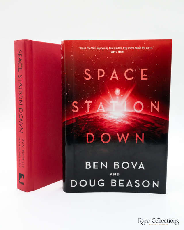 Space Station Down by Ben Bova and Doug Beason - signed