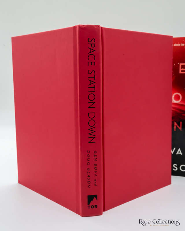 Space Station Down by Ben Bova and Doug Beason - signed