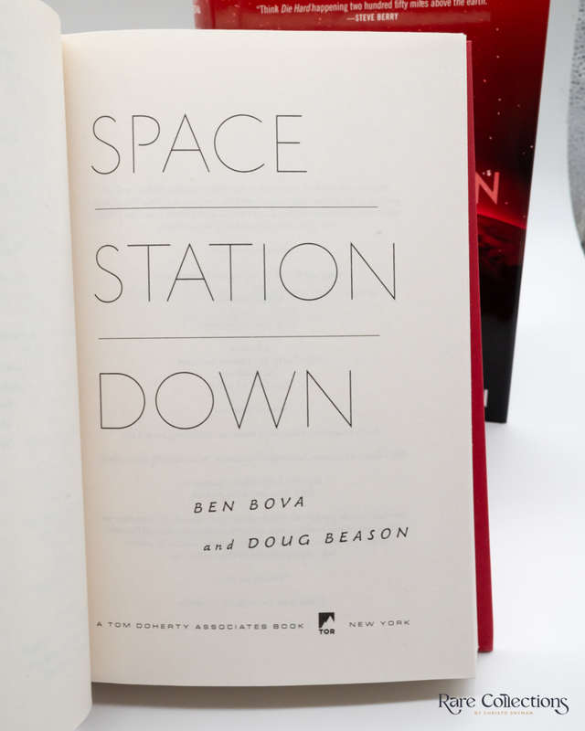 Space Station Down by Ben Bova and Doug Beason - signed