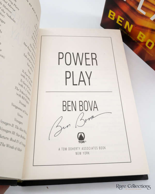 Power Play (Jake Ross #1) by Ben Bova - signed