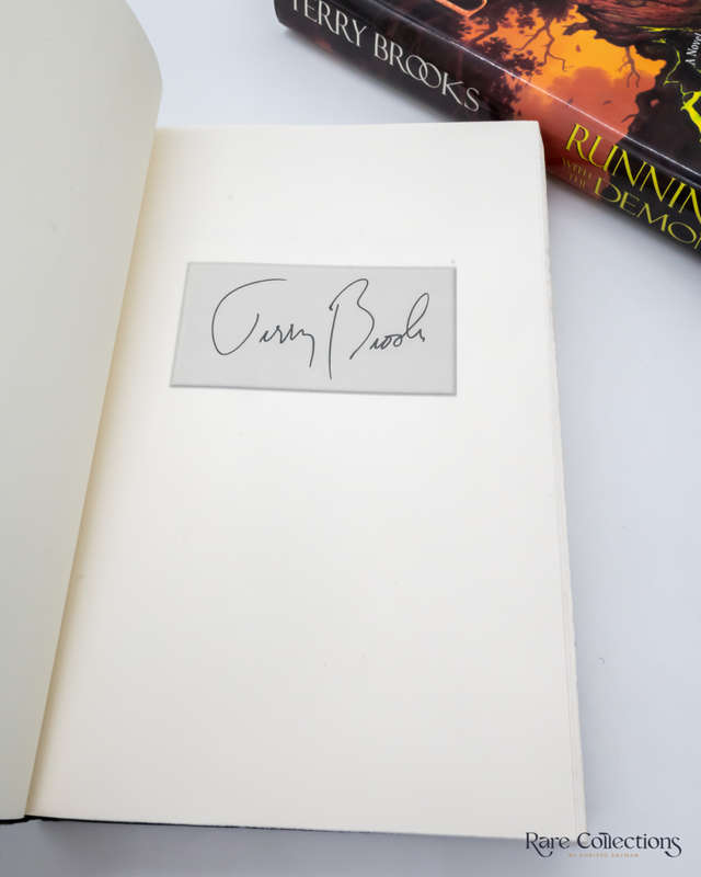 Running with the Demon (#1 Word and Void) by Terry Brooks - signed