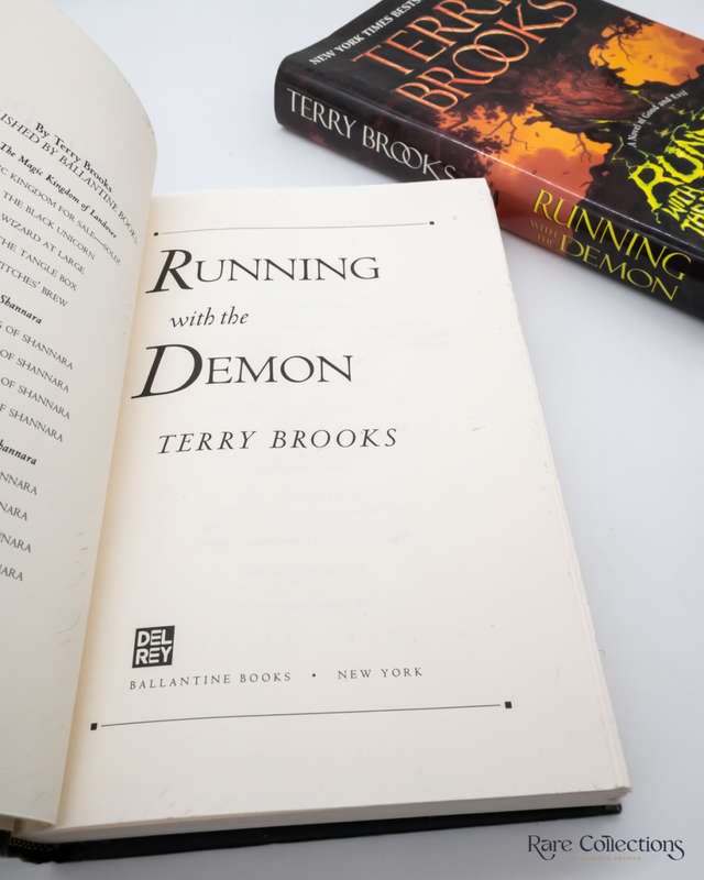 Running with the Demon (#1 Word and Void) by Terry Brooks - signed