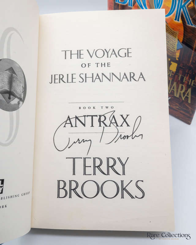 Voyage of the Jerle Shannara 2: Antrax by Terry Brooks - signed