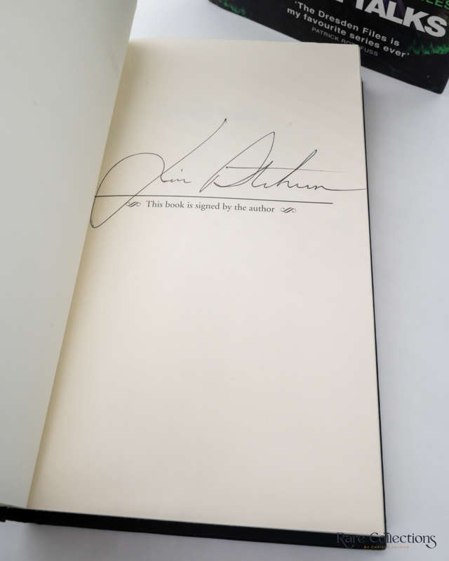 Peace Talks (#16 Dresden Files) by Jim Butcher - signed