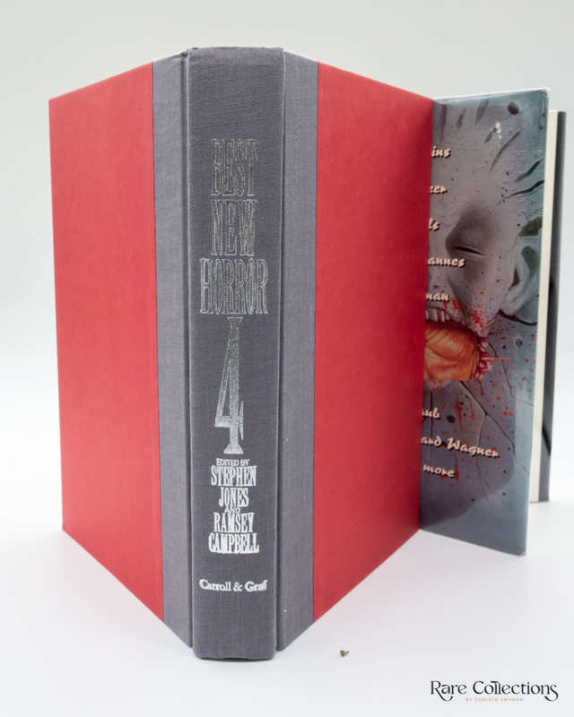 Best New Horror 4 by edited by Stephen Jones and Ramsey Campbell - signed