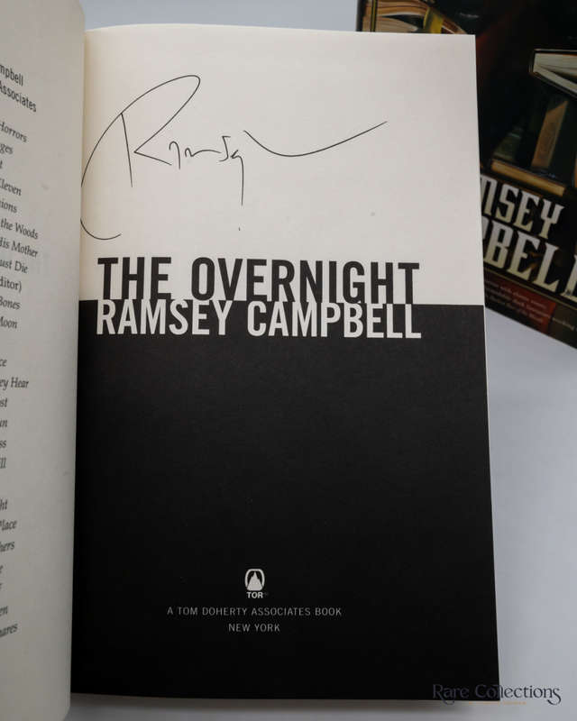 The Overnight by Ramsey Campbell - signed