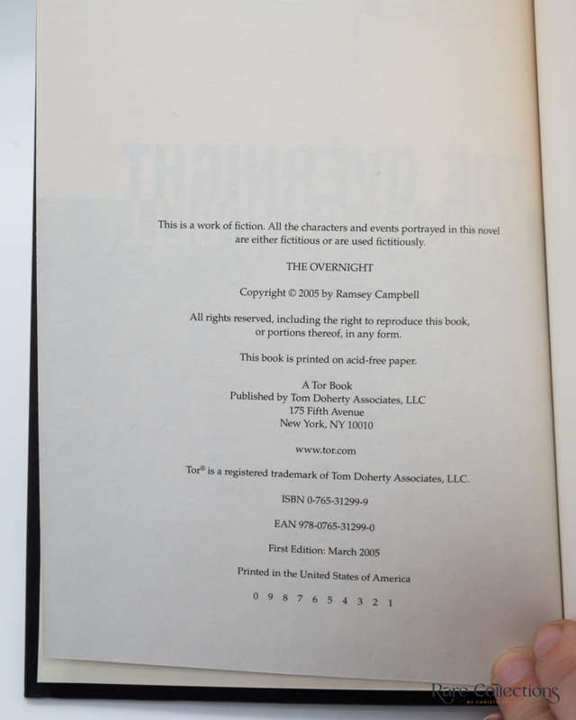 The Overnight by Ramsey Campbell - signed
