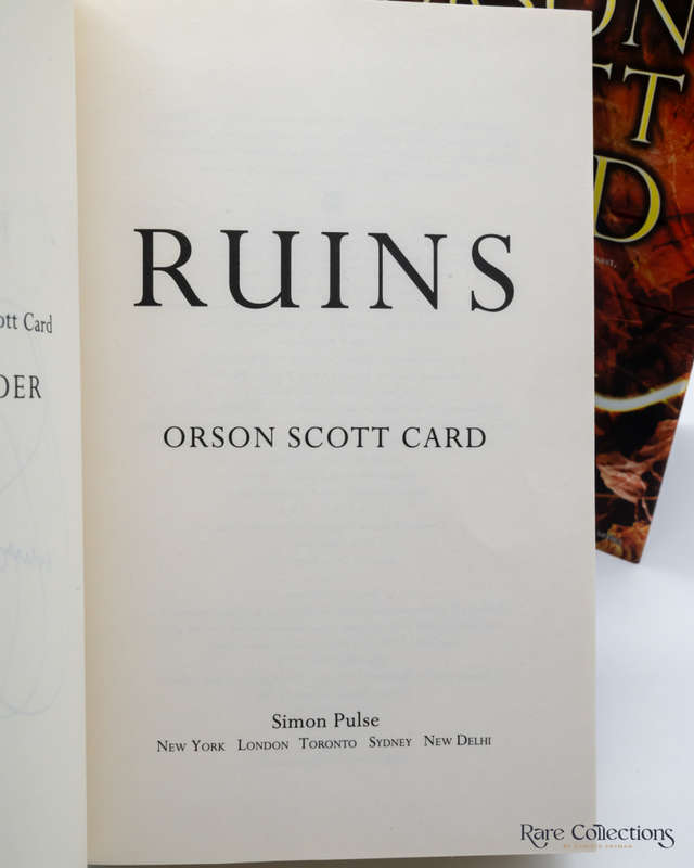 Ruins by Orson Scott Card - signed