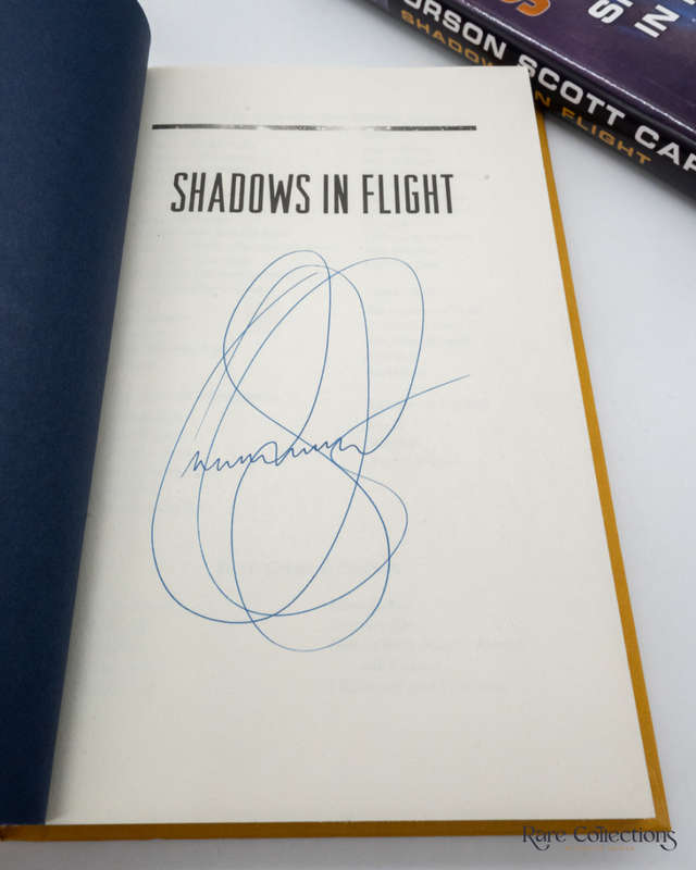 Shadows in Flight by Orson Scott Card - signed