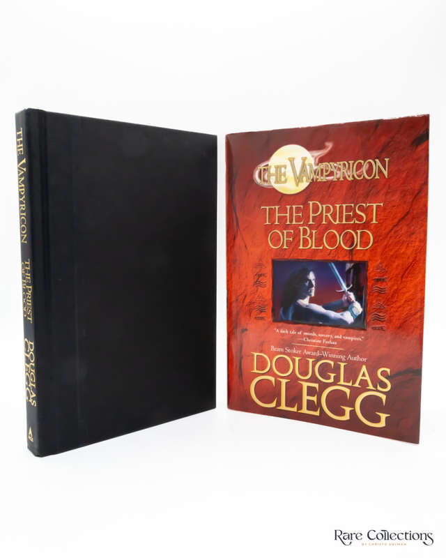 The Vampiricon: Priest of Blood by Douglas Clegg - signed