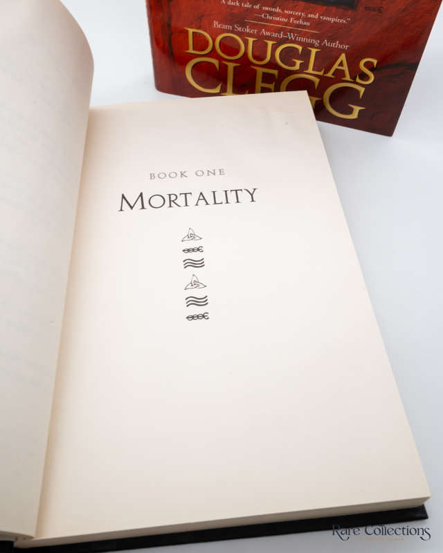 The Vampiricon: Priest of Blood by Douglas Clegg - signed