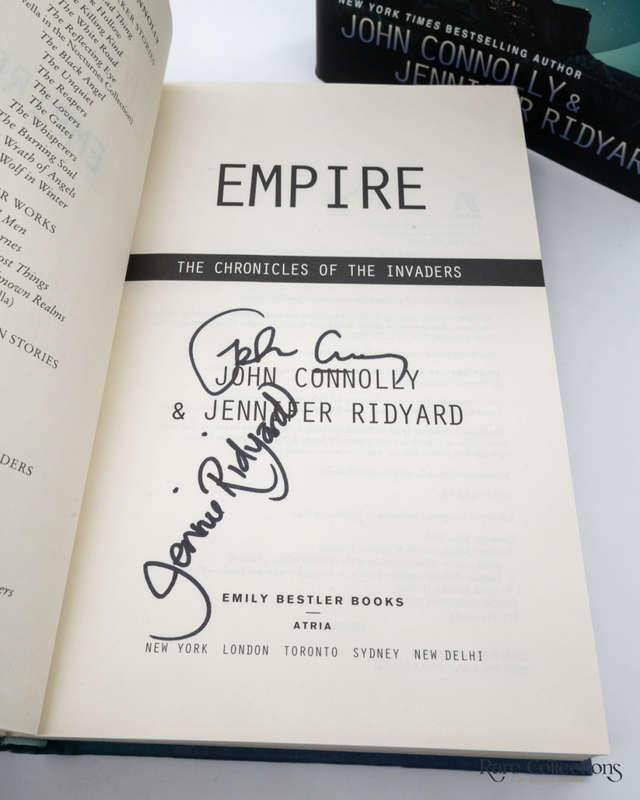 Empire (The Chronicles of the Invaders Book 2) by Connolly, John & Ridyard, Jennifer - double signed