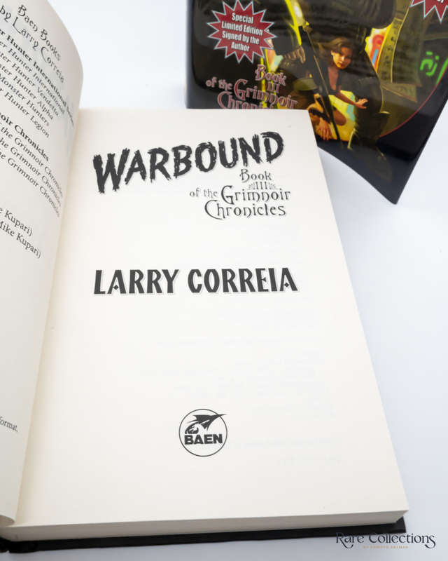Warbound - Book III of the Grimnoir Chronicles by Larry Correia - signed