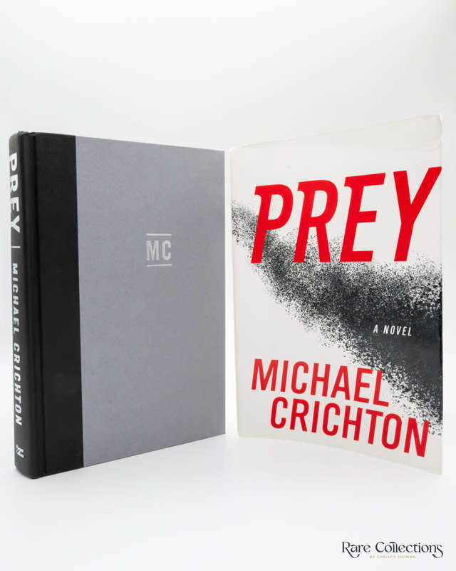 Prey by Michael Crichton (signed slight damaged DJ)