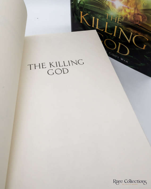 The Killing God (#3 the Great God`s War) by Stephen R. Donaldson - signed