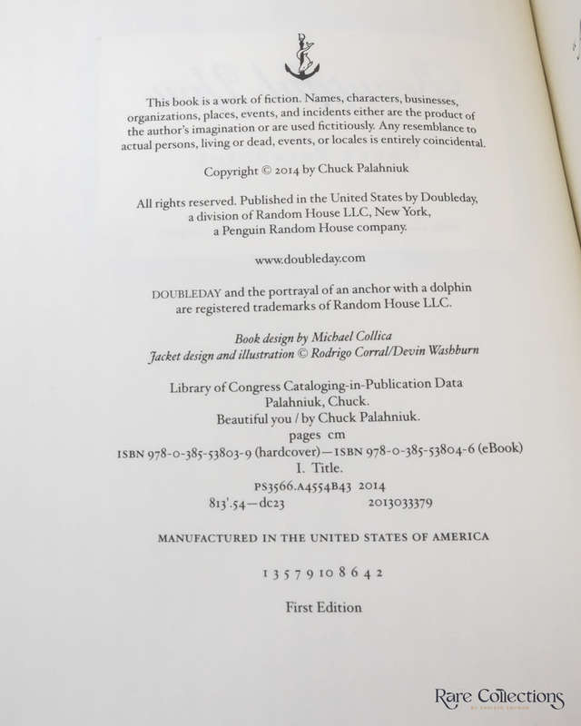 Beautiful You by Chuck Palahniuk - signed