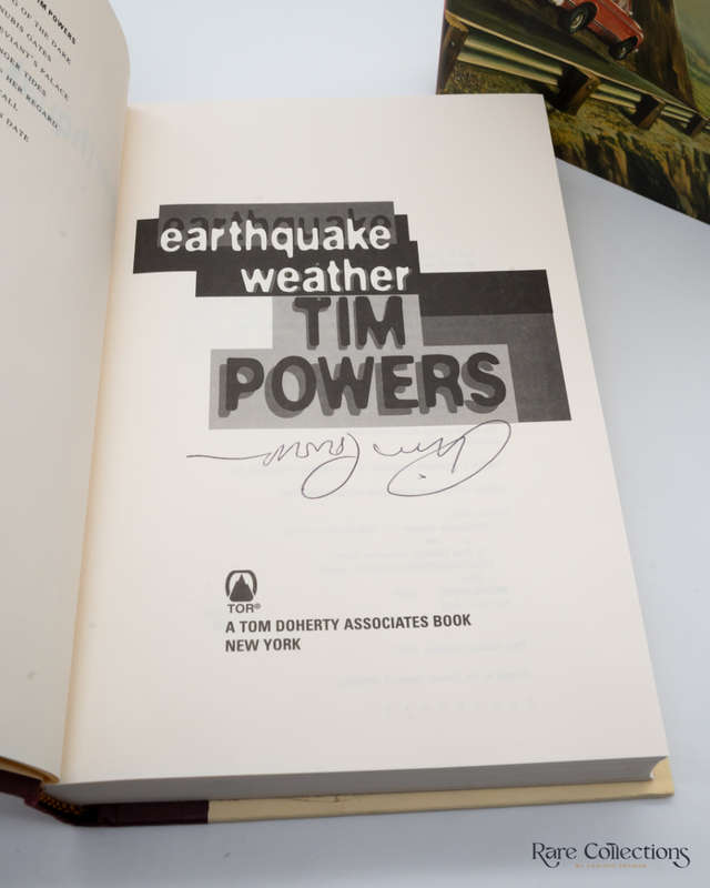 Earthquake Weather (1998 Locus Best Fantasy Novel) by Tim Powers - signed