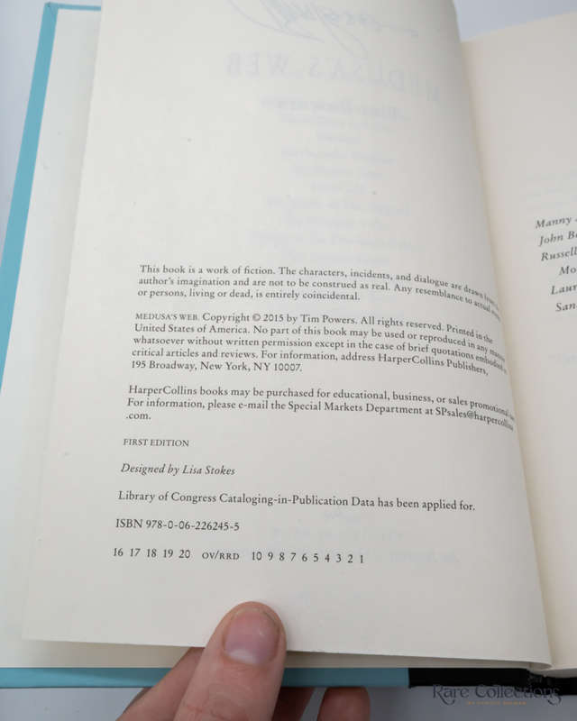 Medusa`s Web by Tim Powers - signed