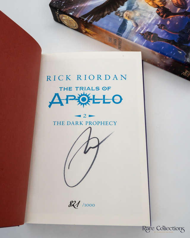 The Dark Prophecy (Trails of Apollo - Book 2) Rick Riordan - Signed Deluxe Edition