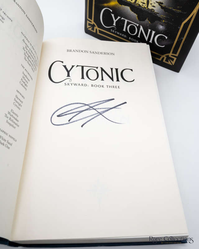 Cytonic (Skyward - Book 3) by Brandon Sanderson - signed