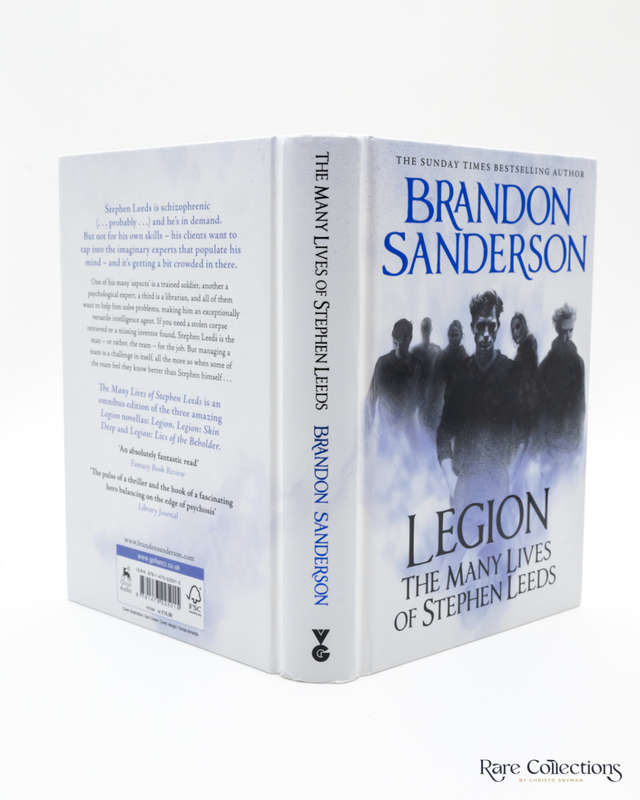 Legion: the Many Lives of Stephen Leeds by Brandon Sanderson - signed