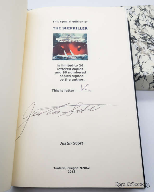 Shipkiller by Justin Scott - Signed & Lettered