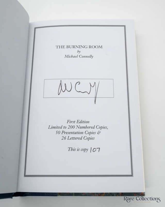 The Burning Room by Michael Connelly - Signed
