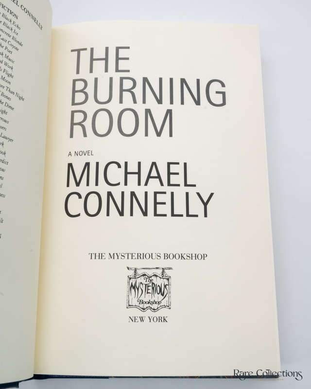 The Burning Room by Michael Connelly - Signed