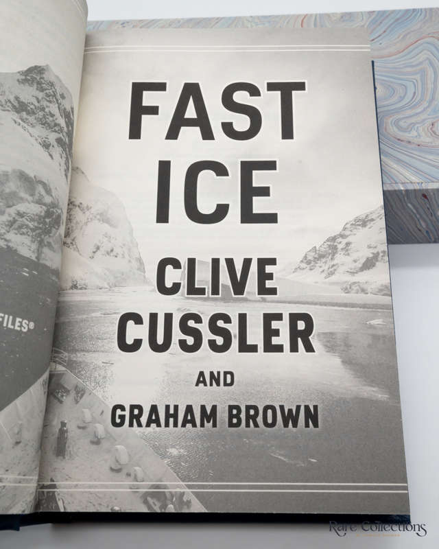 Fast Ice (#18 The Numa Files) by Clive Cussler and Graham Brown - Signed Lettered