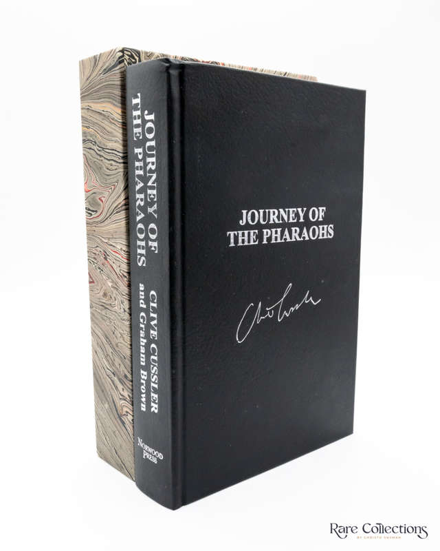 Journey of the Pharaohs (#17 Numa Files) by Clive Cussler and Graham Brown - Double-Signed Lettered