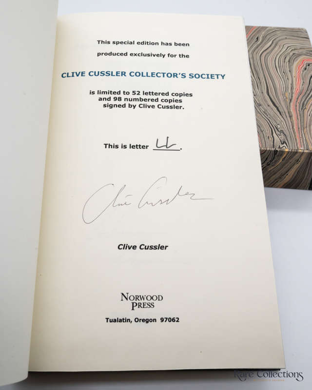 Journey of the Pharaohs (#17 Numa Files) by Clive Cussler and Graham Brown - Double-Signed Lettered