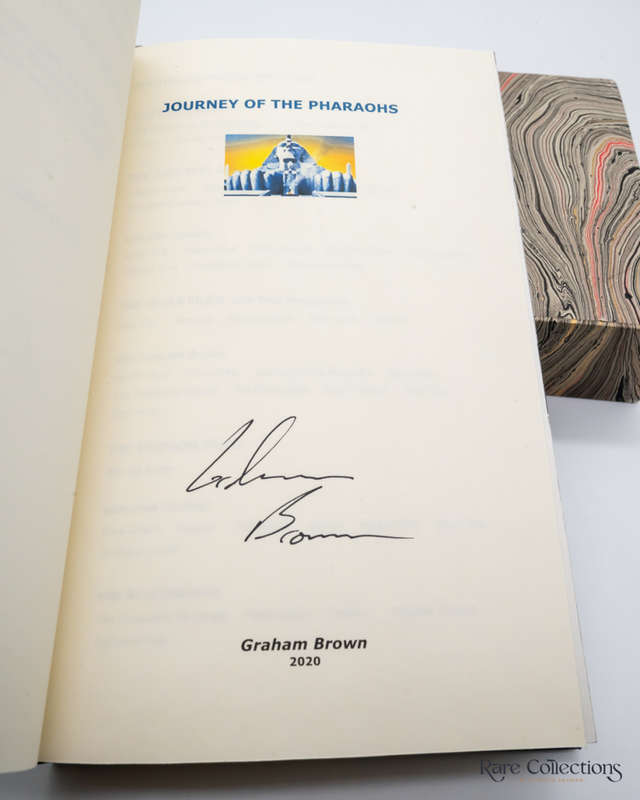 Journey of the Pharaohs (#17 Numa Files) by Clive Cussler and Graham Brown - Double-Signed Lettered