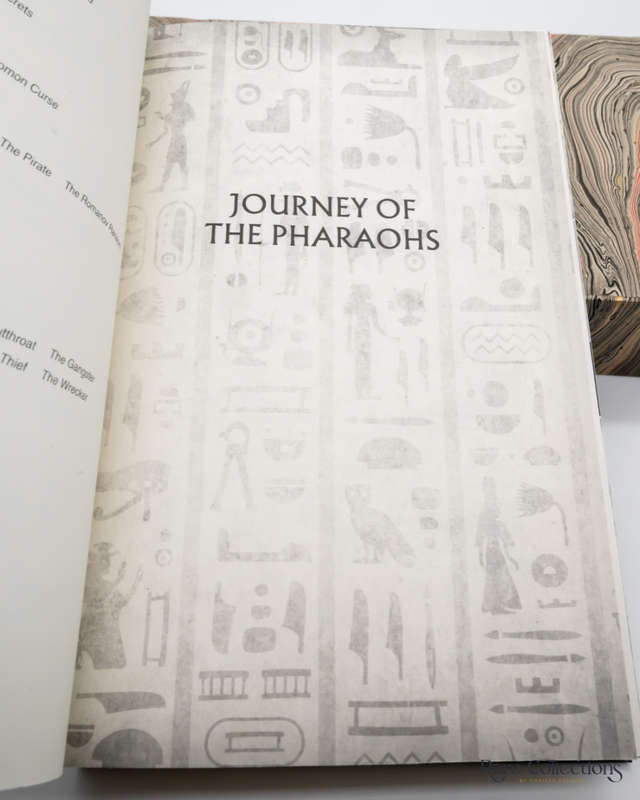 Journey of the Pharaohs (#17 Numa Files) by Clive Cussler and Graham Brown - Double-Signed Lettered