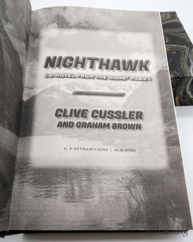 Nighthawk (#14 the Numa Files) by Clive Cussler and Graham Brown - Double-Signed Lettered