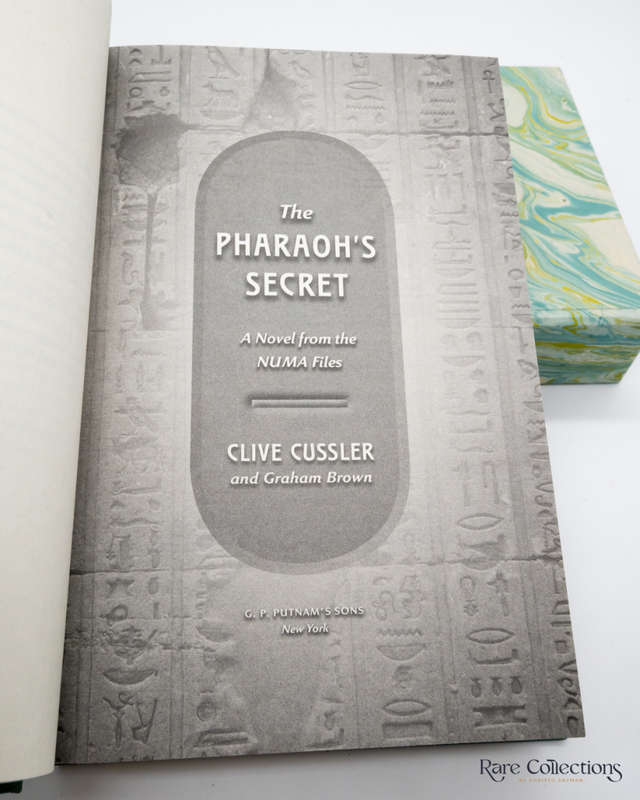 The Pharaoh`s Secret by Clive Cussler and Graham Brown - Double-Signed Lettered