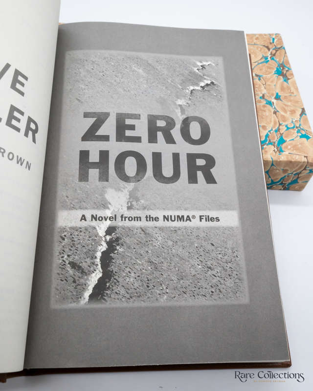 Zero Hour (#11 Numa Files) by Clive Cussler and Graham Brown - Double-Signed Lettered