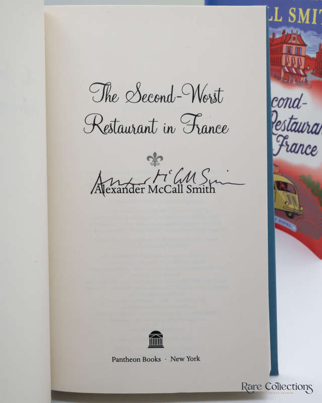The Second-Worst Restaurant in France by Alexander McCall Smith - signed