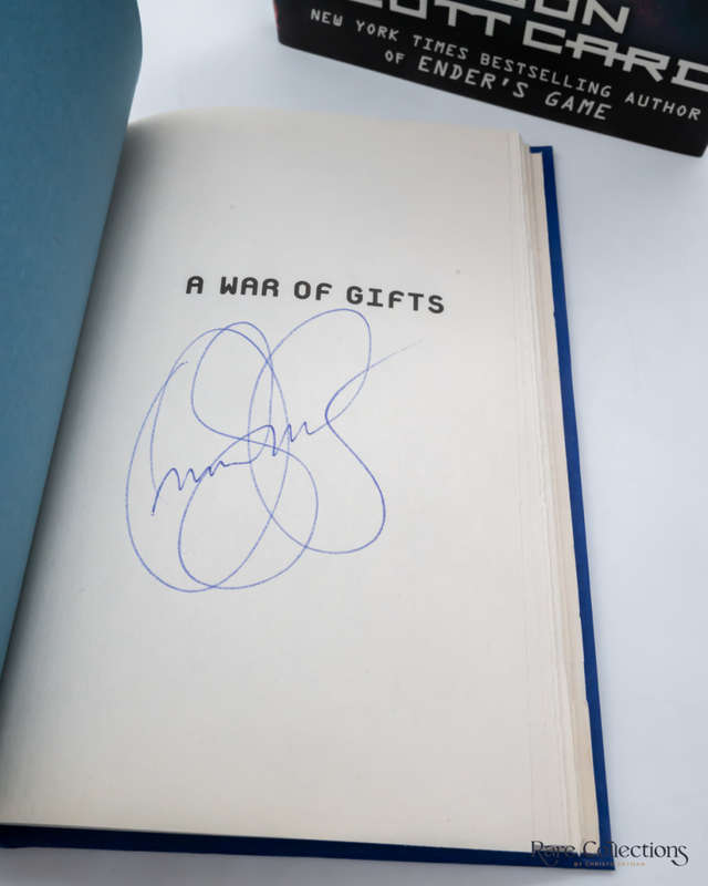A War of Gifts by Orson Scott Card - signed
