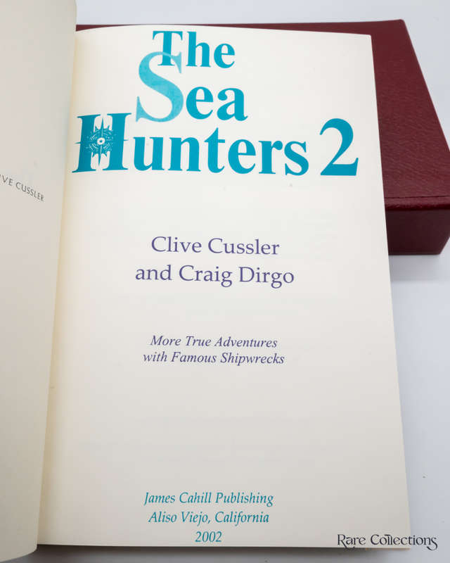 Sea Hunters II by Clive Cussler | Signed & Lettered