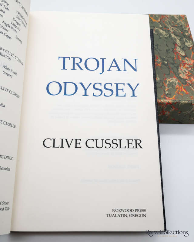 Trojan Odyssey (#17 Dirk Pitt) by Clive Cussler - Signed & Lettered