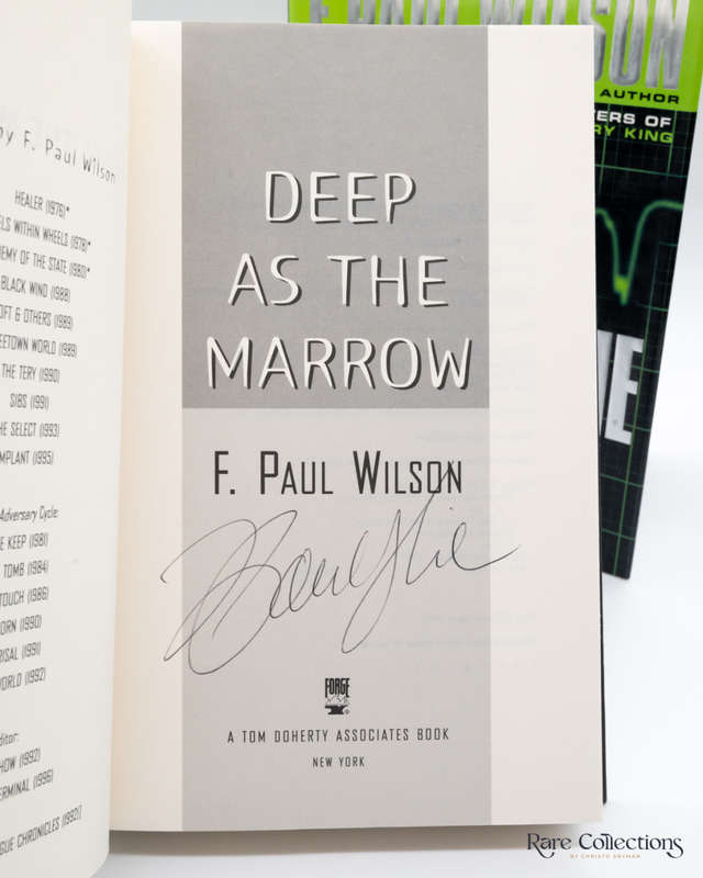 Deep As the Marrow by F. Paul Wilson - signed