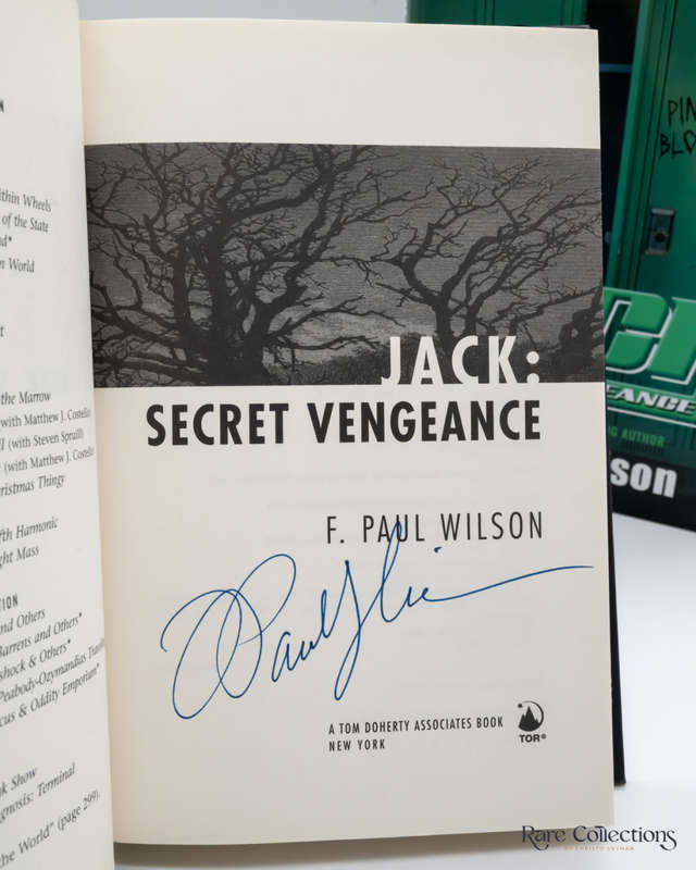 Jack: Secret Vengeance by F. Paul Wilson - signed